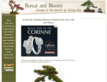 Tablet Screenshot of bonsai-and-blooms.com